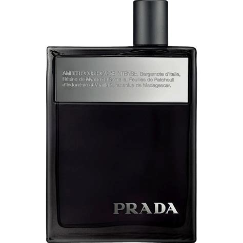 amber pour homme intense prada|prada amber aftershave balm.